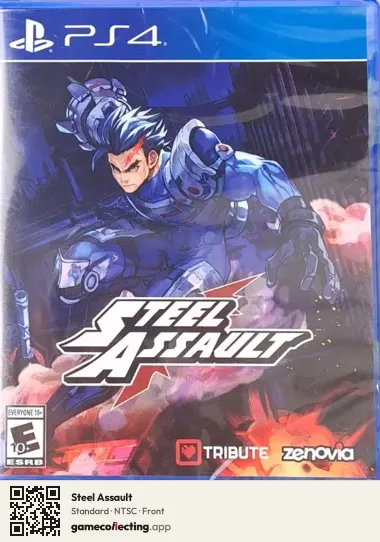 Steel Assault PlayStation 4, NTSC box front