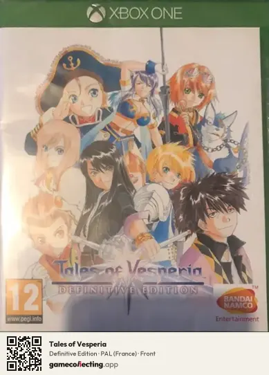 Tales of Vesperia Xbox One, France box front
