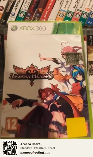 Arcana Heart 3 Xbox 360, Italy box front