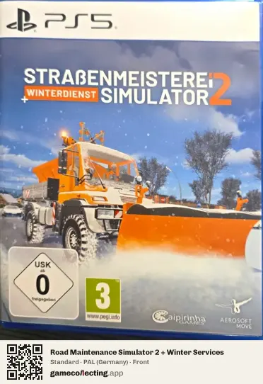 Road Maintenance Simulator 2 + Winter Services PlayStation 5, Germany box front