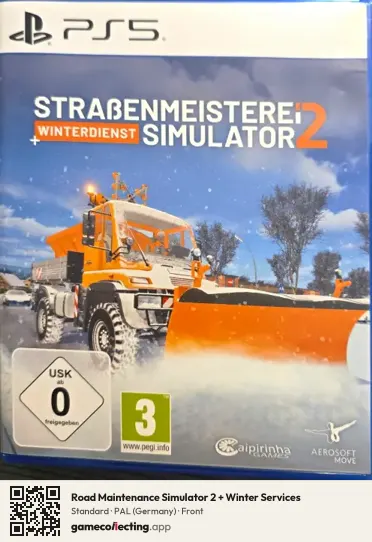 Road Maintenance Simulator 2 + Winter Services PlayStation 5, Germany box front
