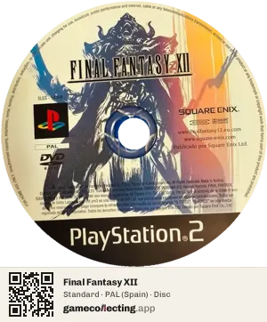 Final Fantasy XII PlayStation 2, PAL disc
