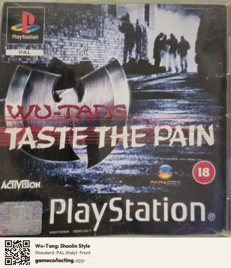 Wu-Tang: Shaolin Style PlayStation, Italy box front