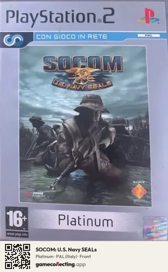 SOCOM: U.S. Navy SEALs PlayStation 2, Italy box front