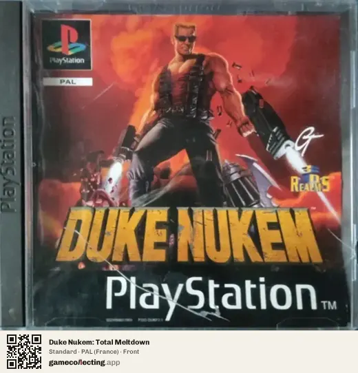 Duke Nukem: Total Meltdown PlayStation, France box front