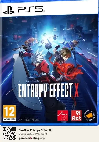 BlazBlue Entropy Effect X PlayStation 5, PAL box front