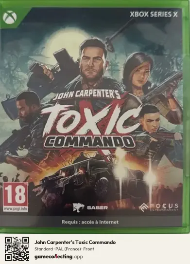 John Carpenter's Toxic Commando Xbox Series X, France box front