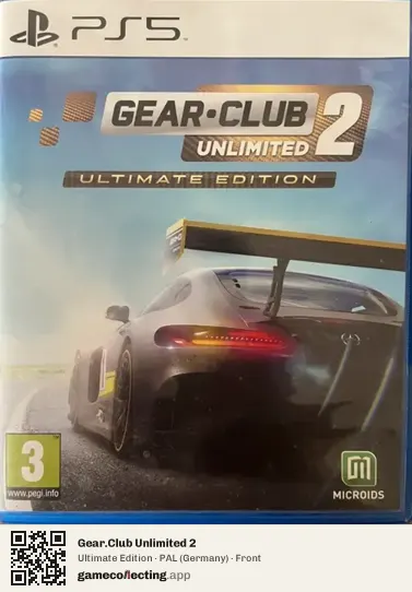 Gear.Club Unlimited 2 PlayStation 5, Germany box front