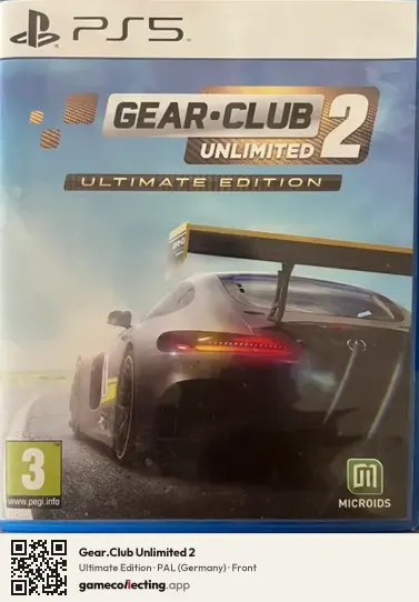Gear.Club Unlimited 2 PlayStation 5, Germany box front