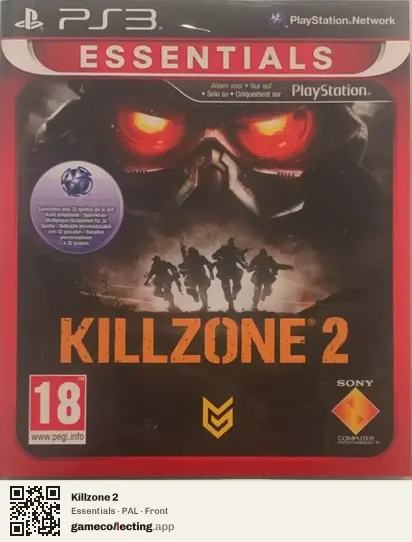 Killzone 2 PlayStation 3, PAL box front