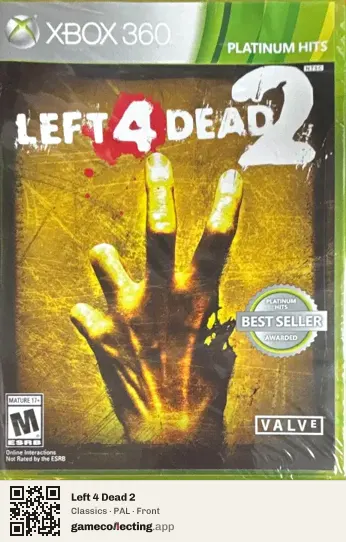 Left 4 Dead 2 Xbox 360, PAL box front
