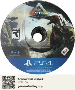 Ark: Survival Evolved PlayStation 4, NTSC disc