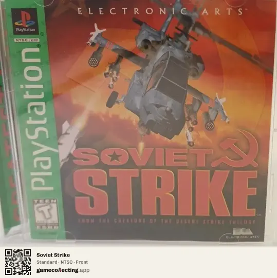Soviet Strike PlayStation, NTSC box front