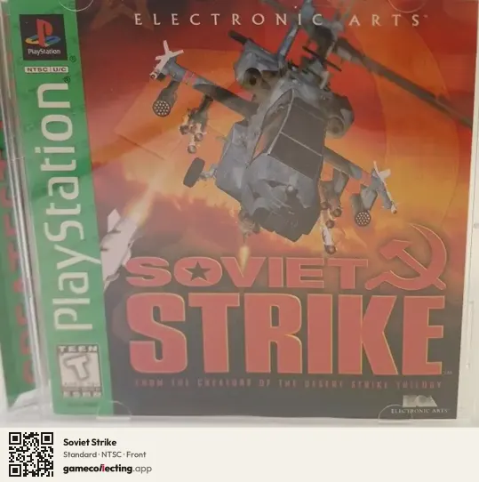 Soviet Strike PlayStation, NTSC box front