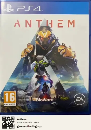 Anthem PlayStation 4, PAL box front
