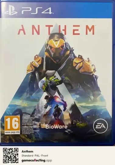 Anthem PlayStation 4, PAL box front