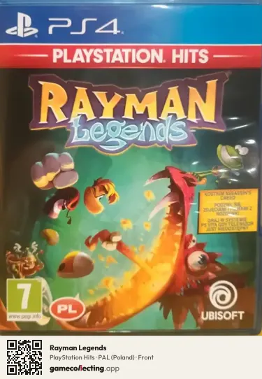 Rayman Legends PlayStation 4, Poland box front
