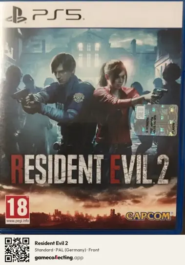 Resident Evil 2 PlayStation 5, Germany box front