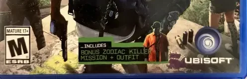 Watch Dogs 2, the ESRB box on its front