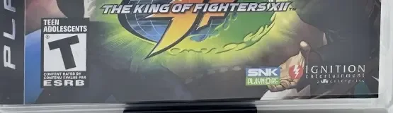 The King of Fighters XII, the ESRB box on its front