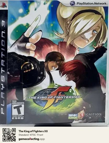 The King of Fighters XII PlayStation 3, NTSC box front