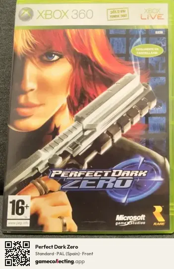 Perfect Dark Zero Xbox 360, Spain box front