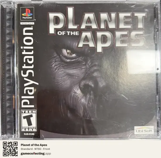 Planet of the Apes PlayStation, NTSC box front