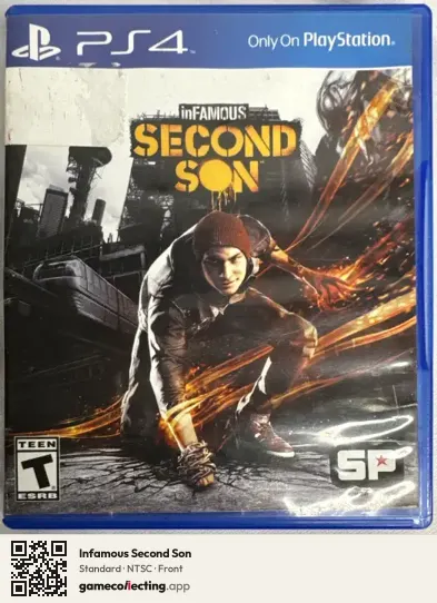 Infamous Second Son PlayStation 4, NTSC box front