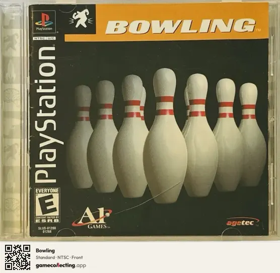 Bowling PlayStation, NTSC box front