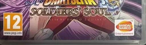 Saint Seiya: Soldiers' Soul, the PEGI square on its front
