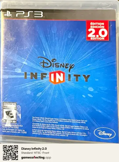Disney Infinity 2.0 PlayStation 3, NTSC box front