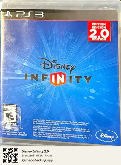 Disney Infinity 2.0 PlayStation 3, NTSC box front