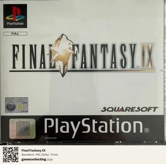 Final Fantasy IX PlayStation, Italy box front