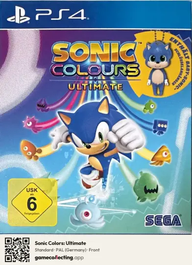 Sonic Colors: Ultimate PlayStation 4, Germany box front
