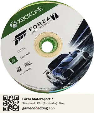 Forza Motorsport 7 Xbox One, PAL disc