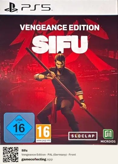 Sifu PlayStation 5, Germany box front