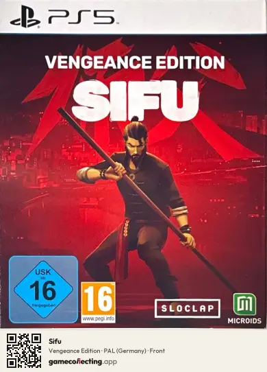 Sifu PlayStation 5, Germany box front