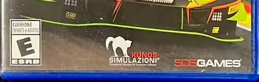 Assetto Corsa Competizione, the ESRB box on its front