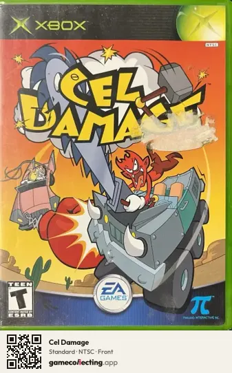 Cel Damage Xbox, NTSC box front