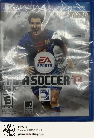 FIFA 13 PlayStation Vita, NTSC box front
