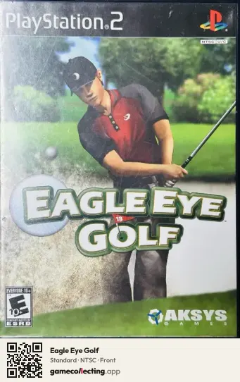 Eagle Eye Golf PlayStation 2, NTSC box front