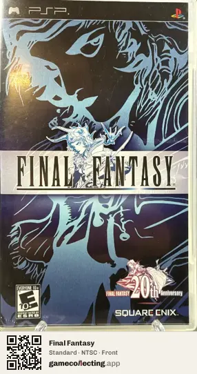 Final Fantasy PlayStation Portable, NTSC box front