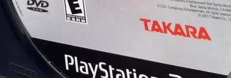 Gadget Racers, the ESRB box on its front
