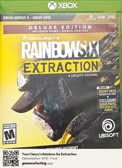 Tom Clancy's Rainbow Six Extraction Xbox Series X, NTSC box front