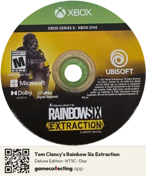 Tom Clancy's Rainbow Six Extraction Xbox Series X, NTSC disc