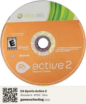 EA Sports Active 2 Xbox 360, NTSC disc