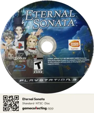 Eternal Sonata PlayStation 3, NTSC disc