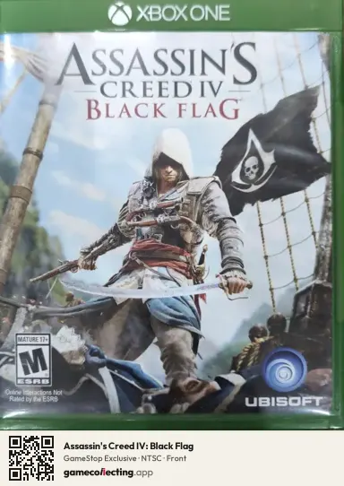 Assassin's Creed IV: Black Flag Xbox One, NTSC box front