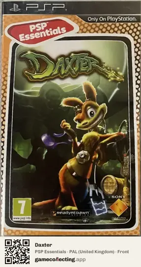 Daxter PlayStation Portable, United Kingdom box front