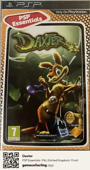 Daxter PlayStation Portable, United Kingdom box front